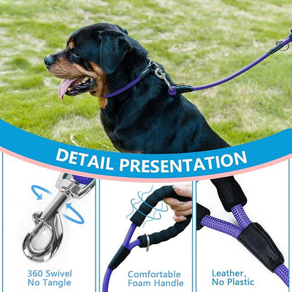 Dog Leash ((1/2") - 6FT, Purple)