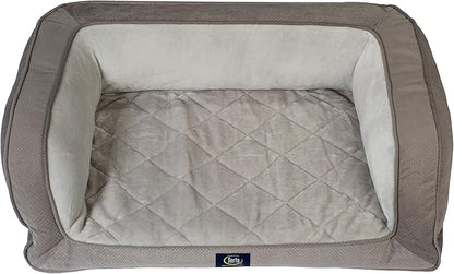 Serta Ortho Quilted Couch Pet Bed