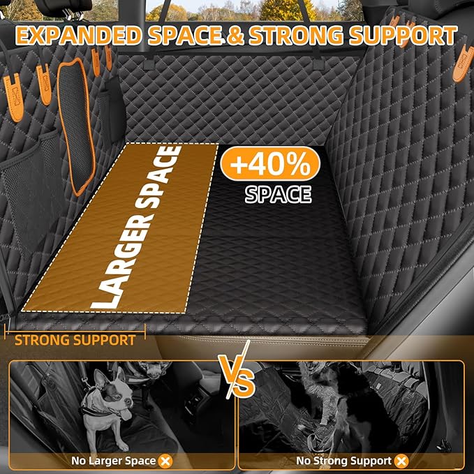 Hard Bottom Back Seat Extender for Dogs