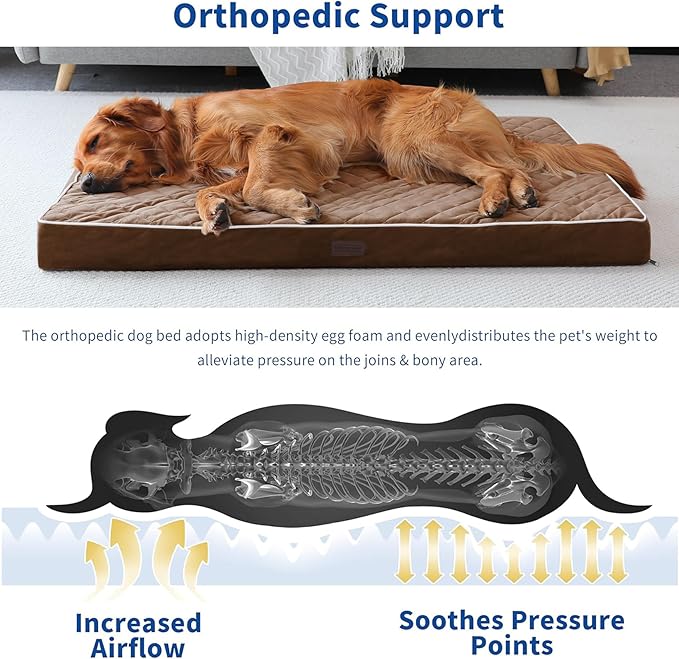 SunStyle Home Orthopedic Dog Beds for X-Large Dogs