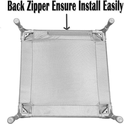 Love&go Elevated Dog Bed with Metal Frame (Small-18.5x18.5x5.5 inch,
