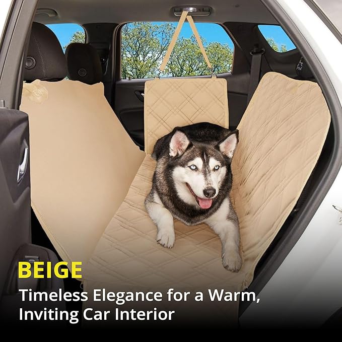 Meadowlark XL Premium Dog Car Seat Cover for Back Seat