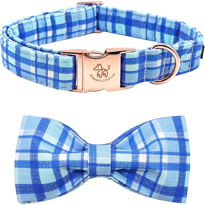Elegant little tail Dog Collar with Bow