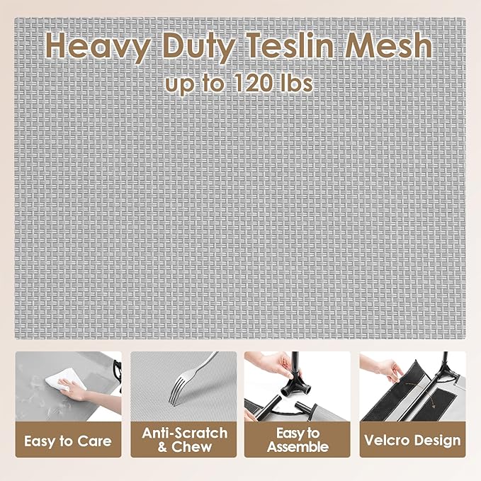 EHEYCIGA 36 Inch Elevated Dog Cot Bed Medium