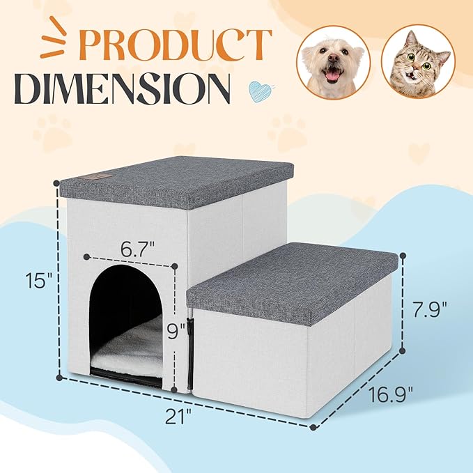 Dog Stairs for Small Dogs 22 in(2