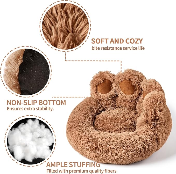 Calming Cat & Dog Bed (28”)