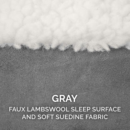 Furhaven 44" Round Memory Foam Dog Bed for Large Dogs w/ Removable Washable Cover 80 lbs 44-inch