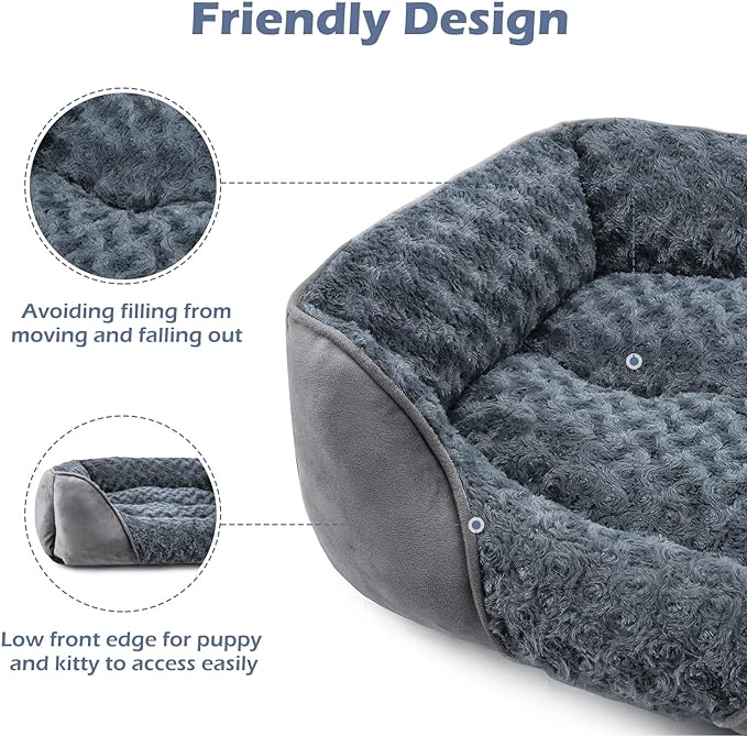 INVENHO Large Dog Bed for Large Medium Small Dogs L(30"x24"x9")