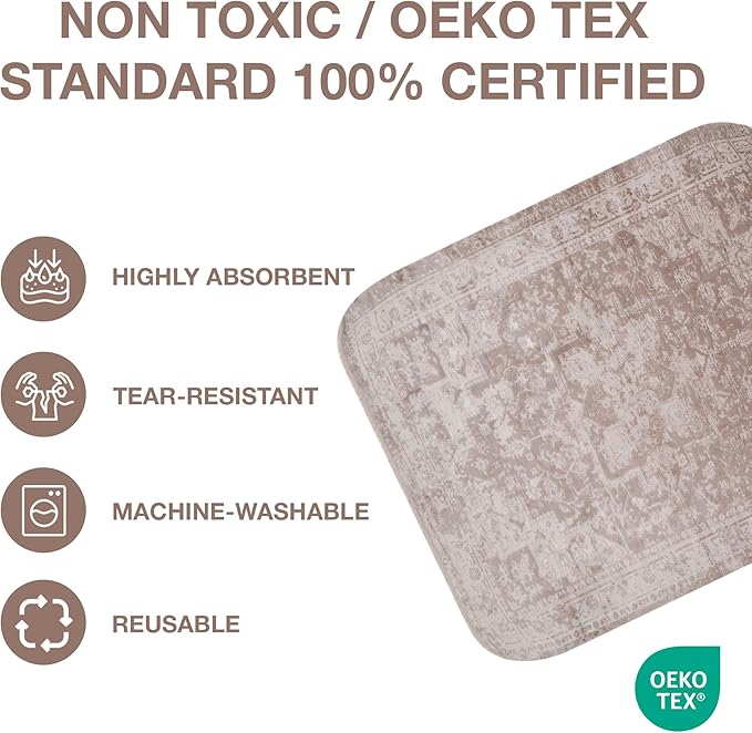 Washable Pee Pads for Dogs 100% Waterproof,