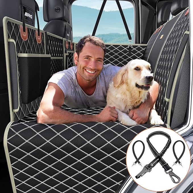 Back Seat Extender for Dogs 380lbs, Dog