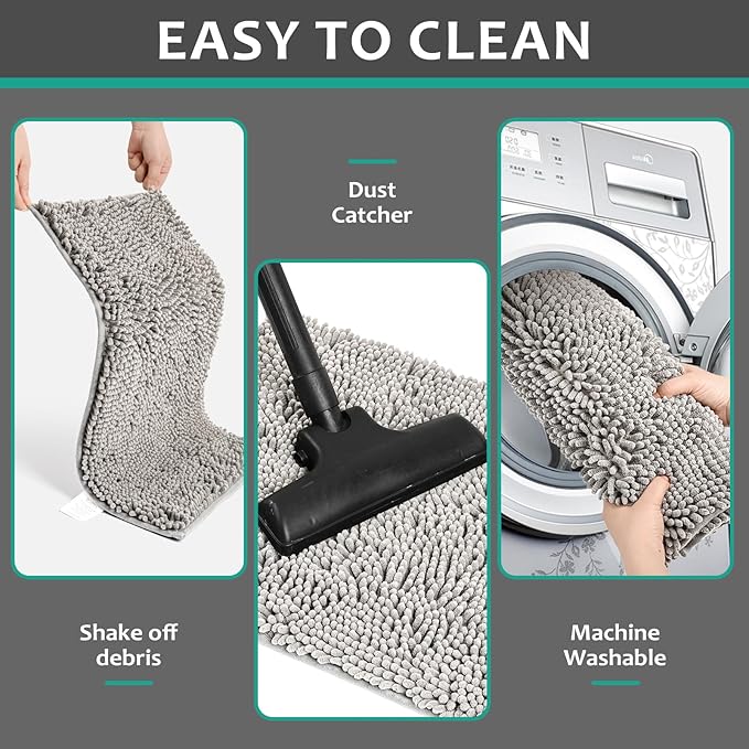 Washable Soft Microfiber Mud Mats for Dogs Large