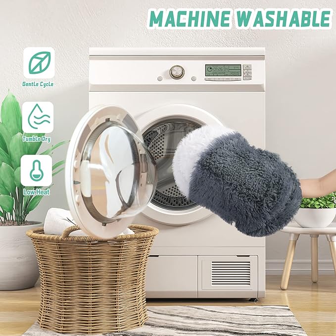 NOYAL Dog Bed Round Hooded Plush Cat Cave