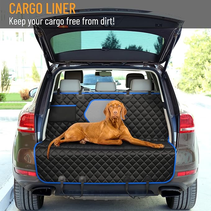 Active Pets Dog Car Seat Cover Car Seat Protector- Dog Seat Cover for Back Seat of SUVs