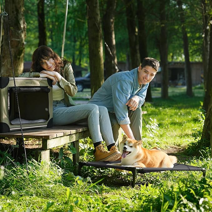 EHEYCIGA 50 Inch Elevated Dog Cot Beds for Extra Large Dogs