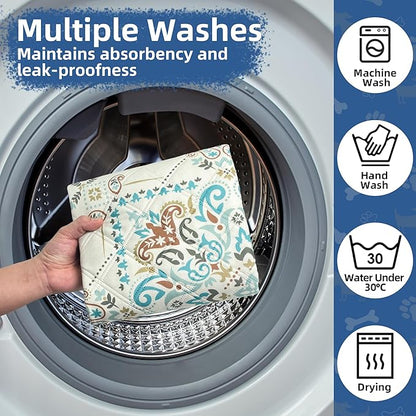 Washable Pee Pads for Dogs- 2 Packs Super 100% Waterproof 36''x41''