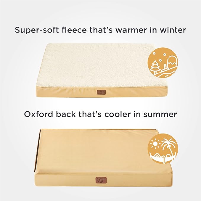 Bedsure Extra Large Dog Bed for Large Dogs 100lbs, Spicy