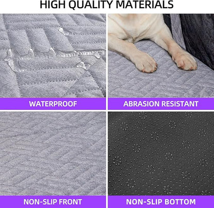 Dog Back Seat Extender for Truck F150/RAM1500/Silverado (Gray)