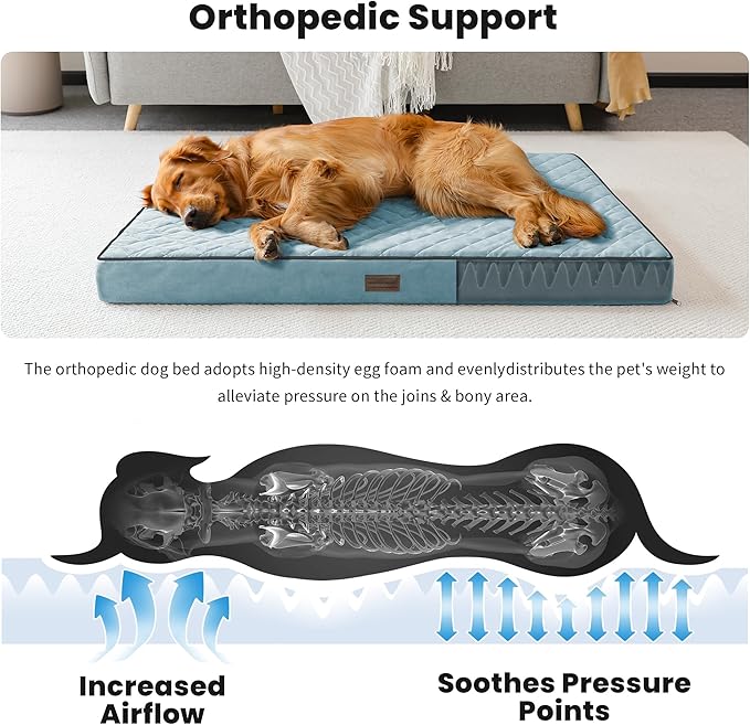 SunStyle Home Orthopedic Dog Beds for X-Large Dogs
