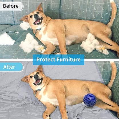 Dog Cooling Blanket 0.4 Q-MAX (30"×40"/Grey)