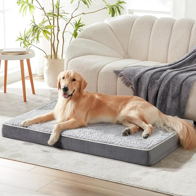 Figopage Extra Large Dog Bed Orthopedic with Removable Washable Cover 41 inch