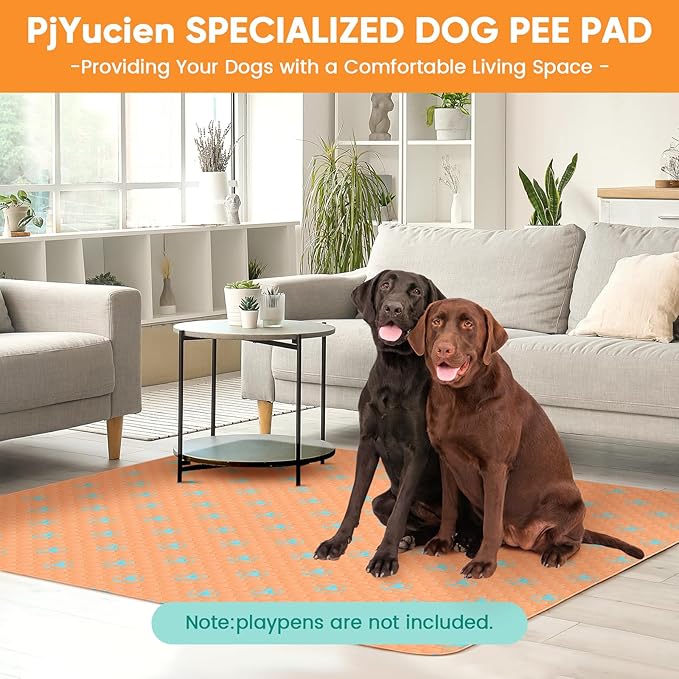 PJYucien Reusable Pee Pads for Dogs 36" x 36"Washable Puppy 36'' Width