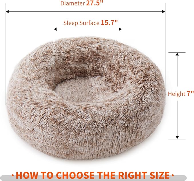 Calming Dog Bed 27.5"