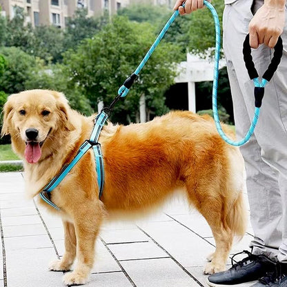 Rope Dog Leash with Comfortable Hand Grip 6.5 FT