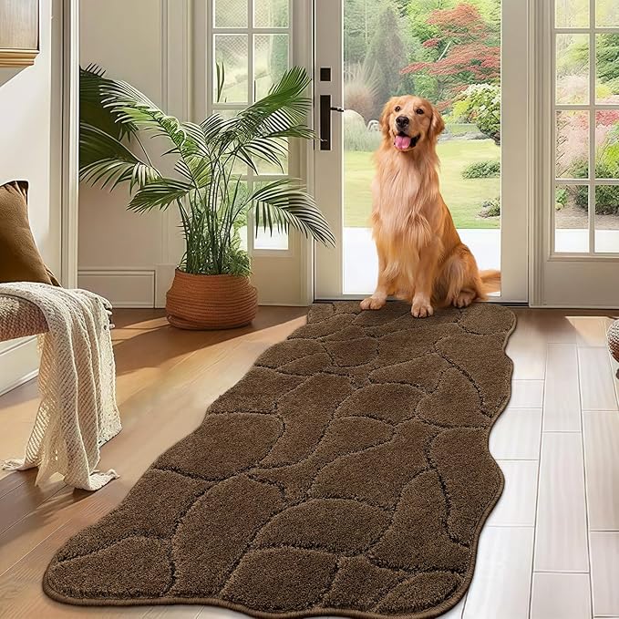 Large Dog Door Mat for Muddy Paws 24x59 Absorbent