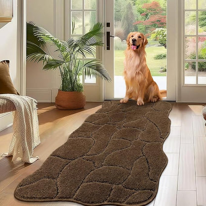 Large Dog Door Mat for Muddy Paws 22x47 Absorbent