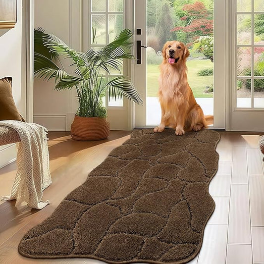 Large Dog Door Mat for Muddy Paws 22x47 Absorbent