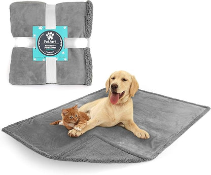 PetAmi WATERPROOF Dog Blanket for Medium Large Dog 60x40 Light