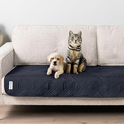 PetAmi Waterproof Couch Cover for Dogs 30x70 Gray