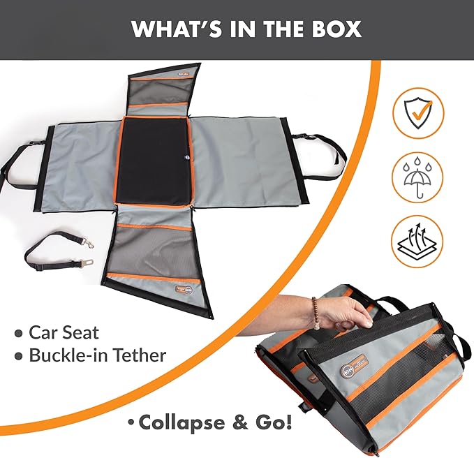 K&H Pet Products Buckle N' Go Dog Car Seat for Small Dogs