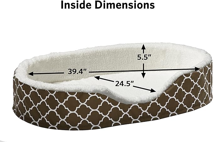MidWest Homes for Pets Orthoperdic Egg-Crate Nesting Pet Bed w/ Teflon Fabric Protector