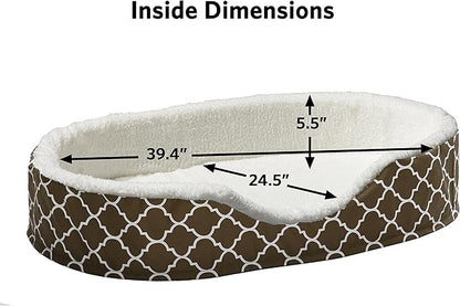 MidWest Homes for Pets Orthoperdic Egg-Crate Nesting Pet Bed w/ Teflon Fabric Protector