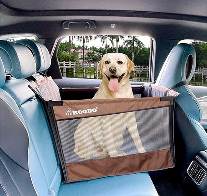 ROODO Dog Car Seat for Large Medium Dogs