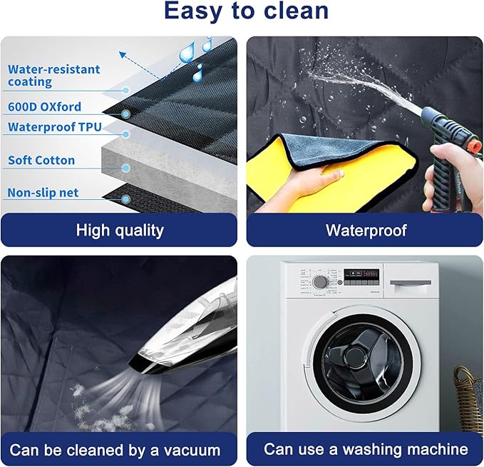 Dog Car Seat Cover 600D Heavy