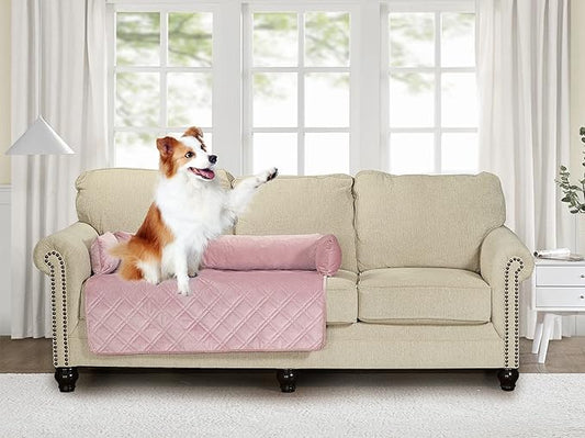 Brilliant Sunshine Premium Pink Silky Velvet Pet Sofa Bed