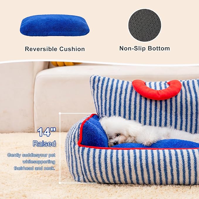 Jiupety Dog Bed Medium L:27"x23"x14" 20lbs