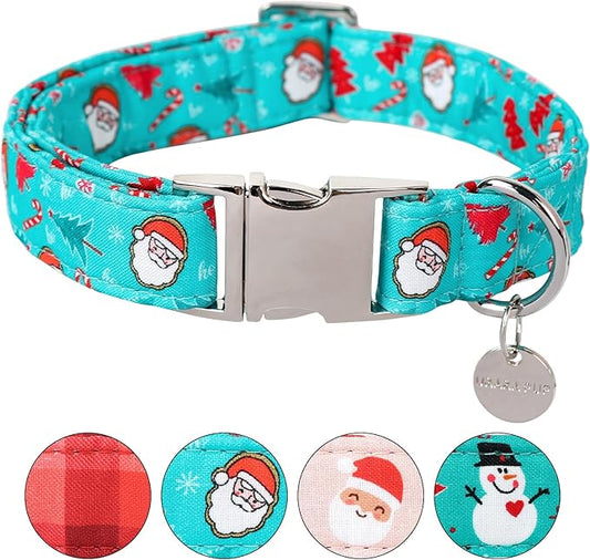 Christmas Dog Collar 10-16in