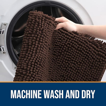 OLANLY Dog Door Mat for Muddy Paws 70x24