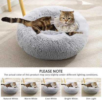 JOLLYVOGUE XX-Large Calming Donut Dog Bed (36")