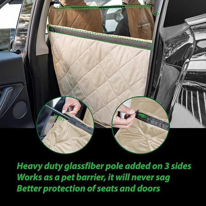 Dog Car Seat Cover for Tesla Model Y 100% Waterproof