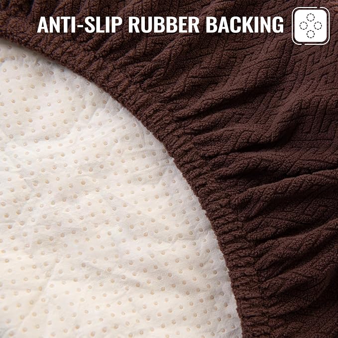 nanbowang Waterproof Dog Bed Covers Replacement Washable Pet Hair Easy to Remove 32x40 Brown