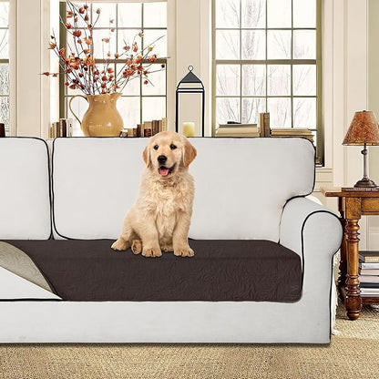 Easy-Going Waterproof Dog Bed Cover Reversible Leak Proof Pet Blanket Replacement Mat for Furniture Washable Couch Cover Sofa Cover for Dogs Cat(40x50 Inch