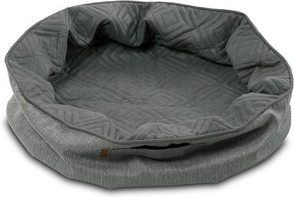 Good Boy Grey Medium Round Cloud Dog Bed Cover