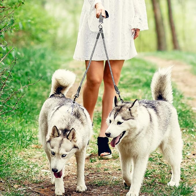2 Dog Leash 360° Swivel 2 Dogs