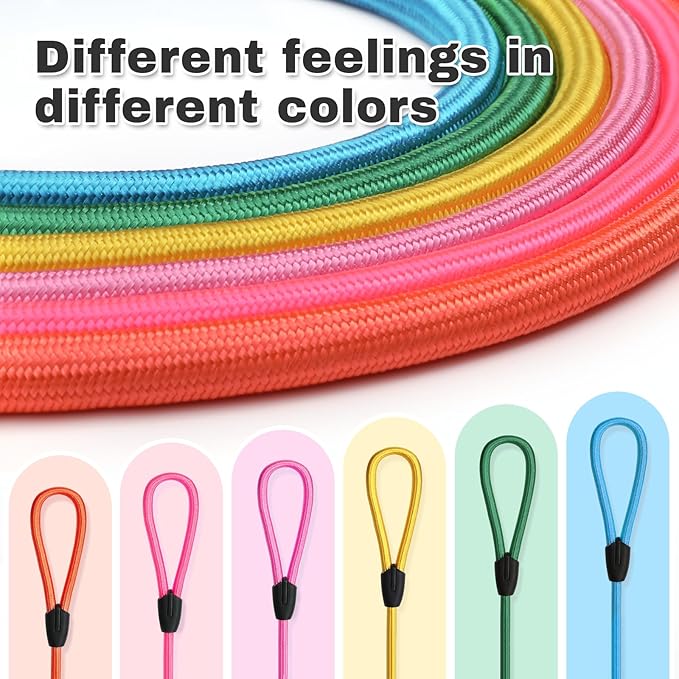 6pcs Slip Lead Dog Leash for Dogs no Pull 5FTStrong Rope Dogs(6 Colors)