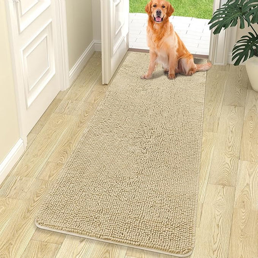 OLANLY Dog Door Mat for Muddy Paws 70x24