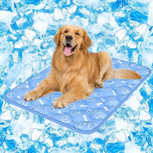 Rywell Dog Cooling Mat 2.0 44 * 32 Thicken Fiber(QMAX>0.5) for